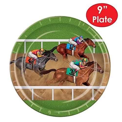Beistle Horse Racing Plates