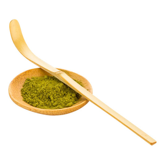 Restaurantware Dojo 6.5 Inch Chashaku Matcha Scoop 1 Hooked Matcha Tool - For Traditional Tea Ceremonies Durable Natural Bamboo Matcha Accessory Measure Green Tea Matcha Powder Sustainable