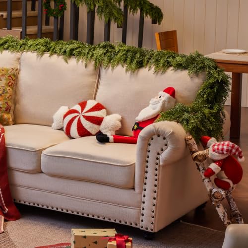 11 Ft Cedar Garland Artificial Christmas Wreath Decor - 2 Pieces