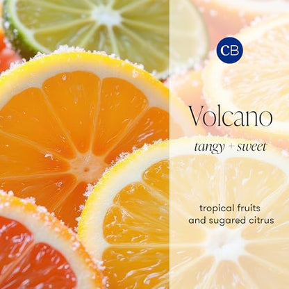 Holiday Glimmer Jar Candle - Volcano Scented 28 oz Oversized Candle