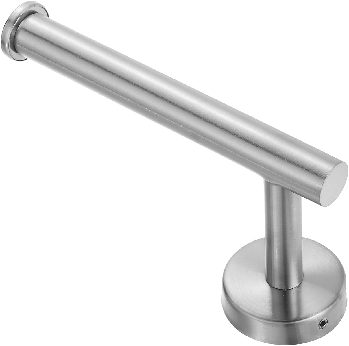 uxcell Stainless Steel Toilet Paper Holder - Rustproof Wall Mount Tissue Holder | 6.2-Inch Silver Design