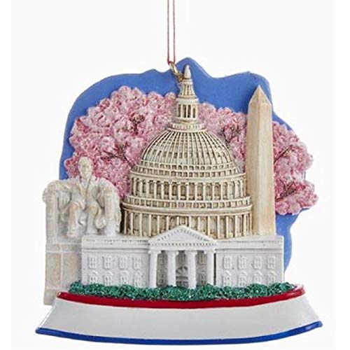 Washington D.C. Scene Resin Christmas Ornament - Multi Color