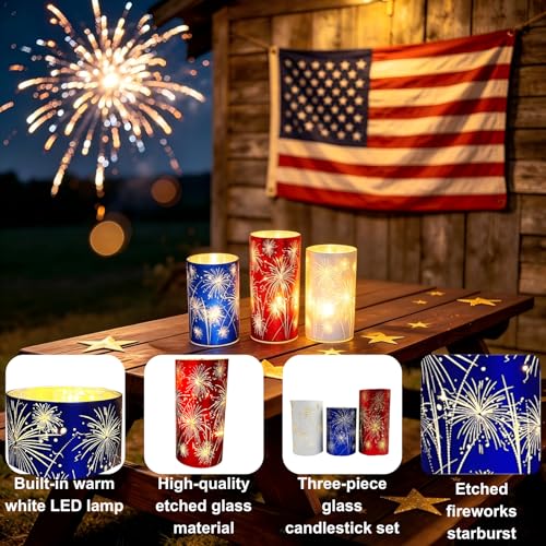 Set of 3 Celebration Hurricane Firework Lights Christmas Decoration Model A