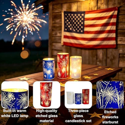 Set of 3 Celebration Hurricane Firework Lights Christmas Decoration Model A
