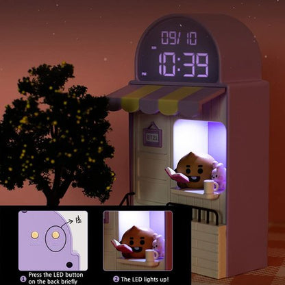 BT21 Cafe Digital Led Desk Clock (KOYA)