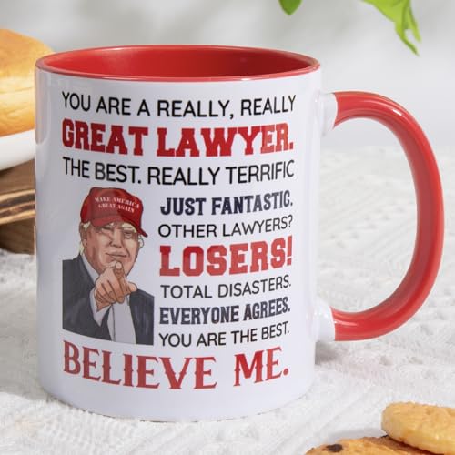 Lawyer Mug 11oz - Lawyer Gifts for Men & Women, Attorney Graduation, Christmas, Fathers Day, Mothers Day, Birthday - Variation: Lawyer