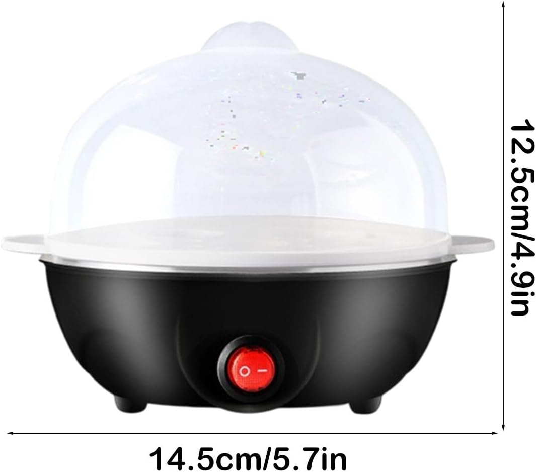 Skiennix Egg Cooker - Automatic Egg Boiler for Easy-To-Peel Hard, Medium & Soft Boiled Eggs | 7 Egg Capacity