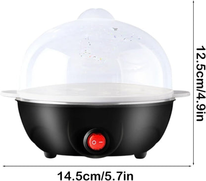 Skiennix Egg Cooker - Automatic Egg Boiler for Easy-To-Peel Hard, Medium & Soft Boiled Eggs | 7 Egg Capacity