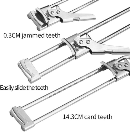 Skiennix Adjustable Stainless Steel Jar Opener - Easy Grip for Weak Hands | Ideal for Elderly & Kids
