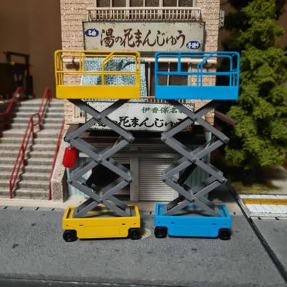 Miniature Construction Vehicle Lift Model for Dioramas - Resin Hand-Finished