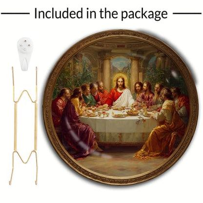 The Last Supper Classic Art Decor Melamine Plate 10.6 Inch Sign-45