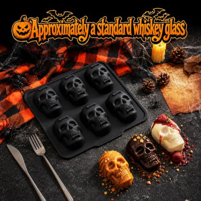 Skull Baking Pan with Metal Reinforced Frame - Halloween Cake Molds - Variation 1