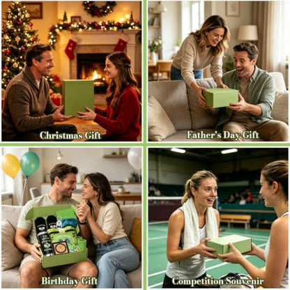 Pickleball Gifts Set for Men & Women - Tumbler, Blanket, Socks & More