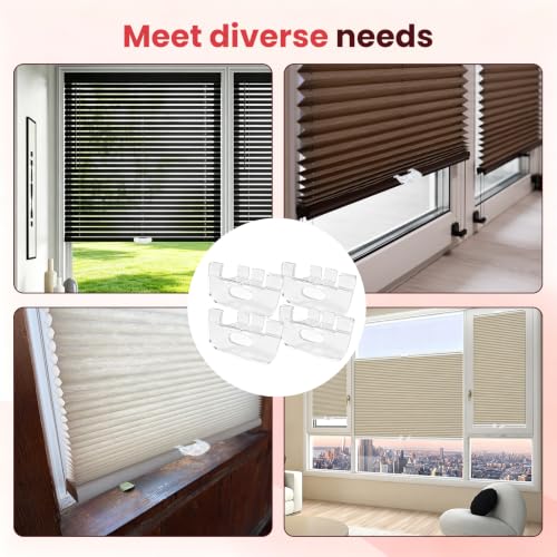 Cordless Honeycomb Shade Lift Handles Replacement Set - Compatible with Bali, Graber, Levolor, Kirsch
