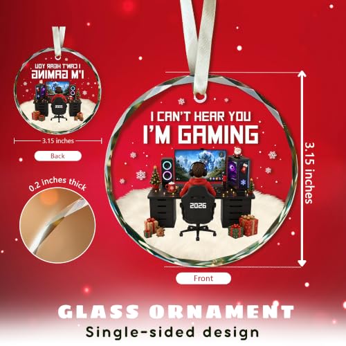 Gaming Christmas Ornament - Video Game Decor for Christmas Tree - Gamer Gifts - Game Variation
