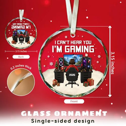 Gaming Christmas Ornament - Video Game Decor for Christmas Tree - Gamer Gifts - Game Variation