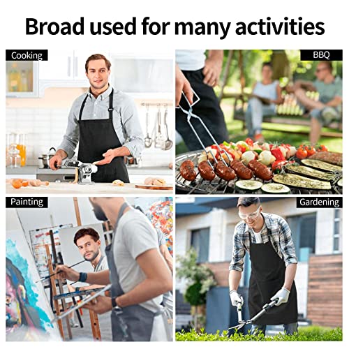 Funny Couple Aprons Waterdrop Resistant The Boss & The Real Boss Variation