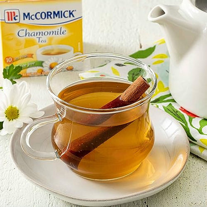 McCormick 10 Count Caffeine Free Chamomile Tea Bags, 0.42 oz (Pack of 12)