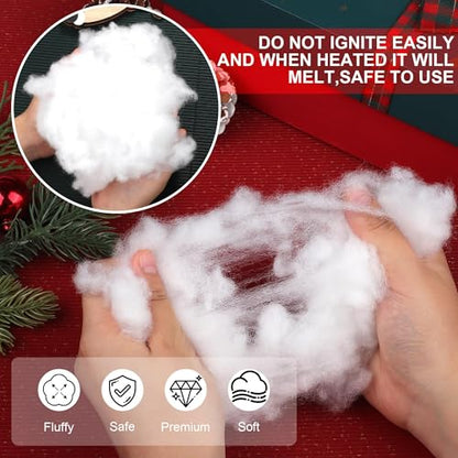 2500g Fake Snow for Christmas Decorations Indoor Holiday Winter Craft
