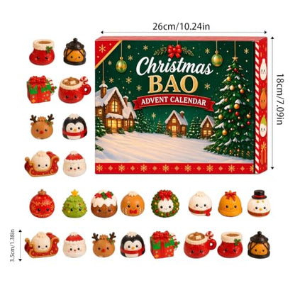 Christmas Squishies Advent Calendar 2026 - 24 Days Stress Balls - #B