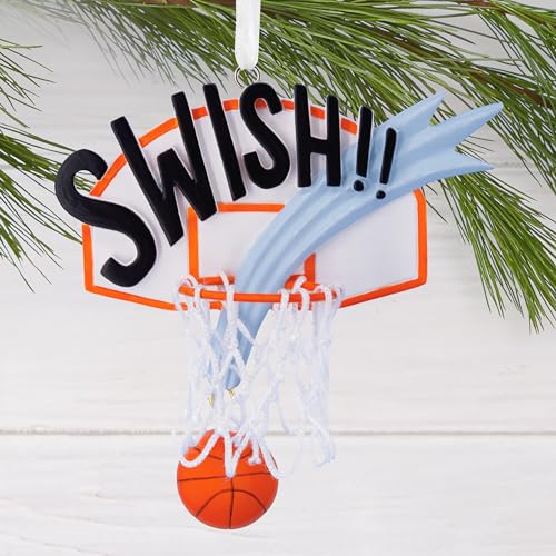 Basketball Christmas Ornament - Swish Action Design, Hallmark