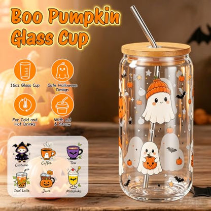 Halloween Gift Basket for Women & Teen Girls, Boo Basket Stuffers Set