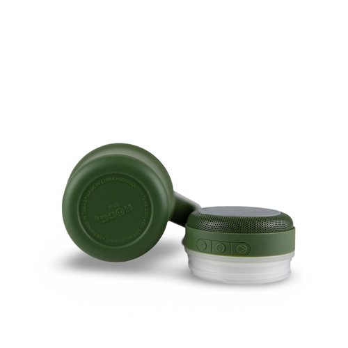 Hogg Bluetooth Speaker Tumbler - 30 oz Grippy Hunter Green Tumbler with Handle and Bluetooth Speaker