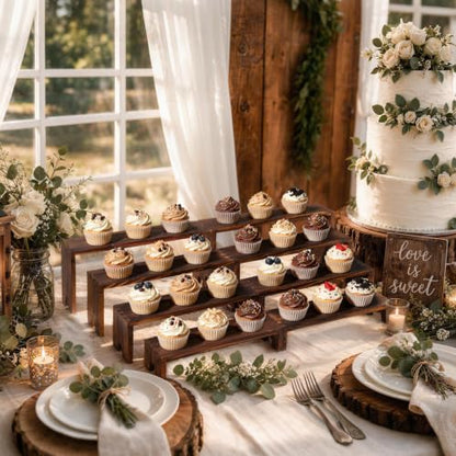 Cupcake Stand Tiered Display Riser for Party Food Dessert Buffet Organizer