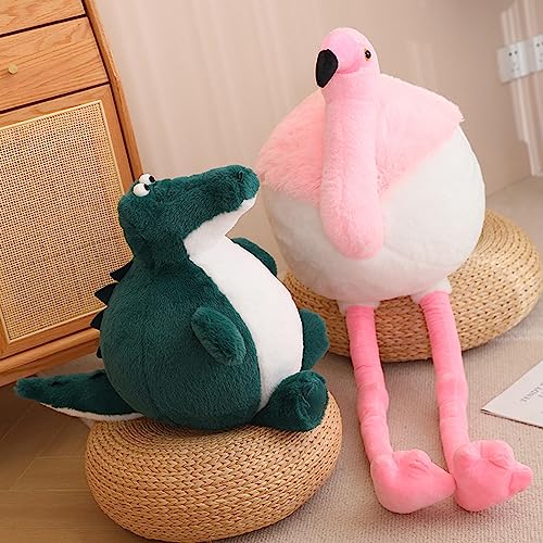 Pink Flamingo Plush Pillow 37.8 Inch Cuddly Stuffed Animal for Home Decor & Gifts (Variation: From Head to Feet)