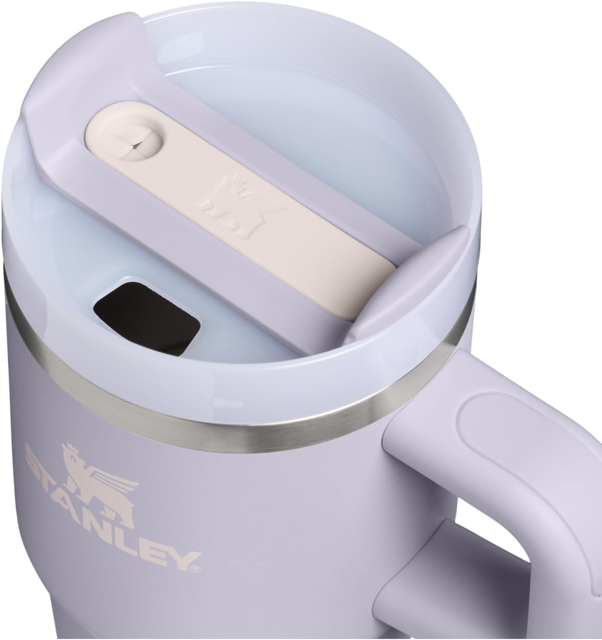 STANLEY Quencher H2.0 Tumbler - 20 oz Insulated Stainless Steel Cup with Handle & Straw | Purple Dust