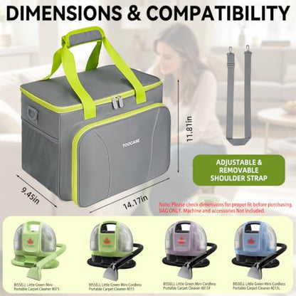 Carry Bag for Bissell Little Green Mini Cleaner 4075 with Variation Gray / S