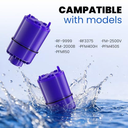 Faucet Water Filter Replacement Cartridge for PUR Systems - 1 Pack - Compatible Models RF-9999, RF3375, FM-2500V, FM-2000B