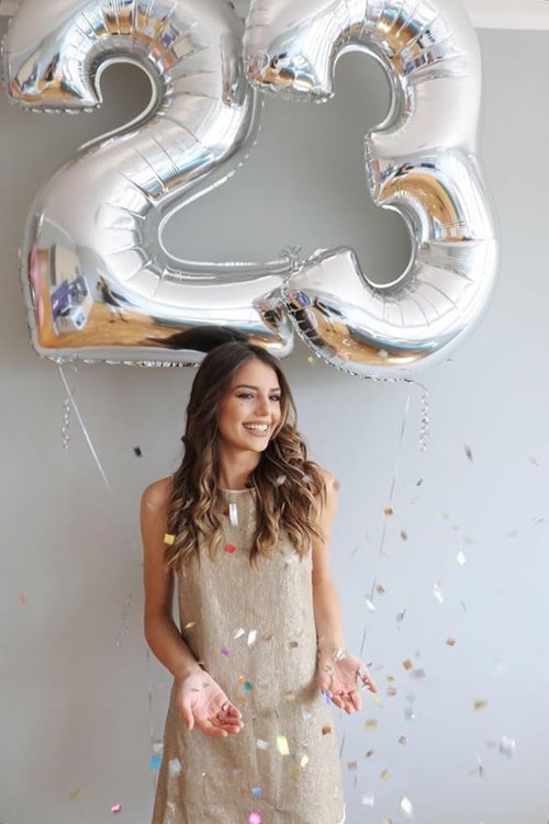 40 Inch Silver Number Balloon by [Brand Name] - Happy Birthday Decoration for All Ages | Perfect for Weddings & Anniversaries