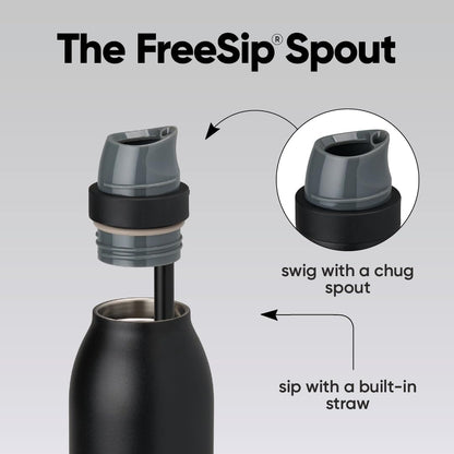 Owala FreeSip Twist Insulated Stainless Steel Water Bottle - BPA-Free, 24 oz, Perfect for Sports & Travel