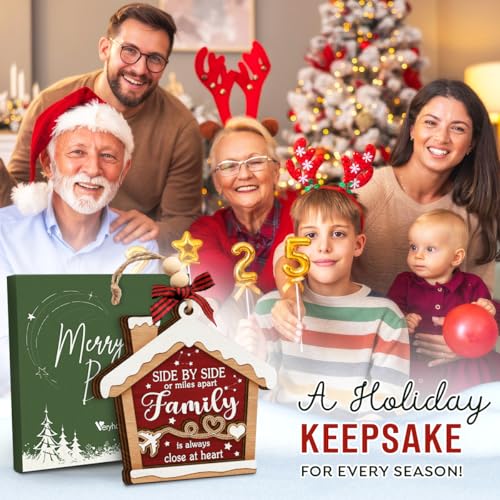 Family Christmas Ornament 2026 - Personalized Keepsake for Loved Ones