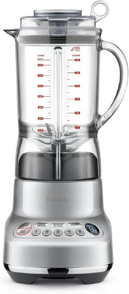 Breville Fresh And Furious Blender - High-Performance Silver Kitchen Appliance