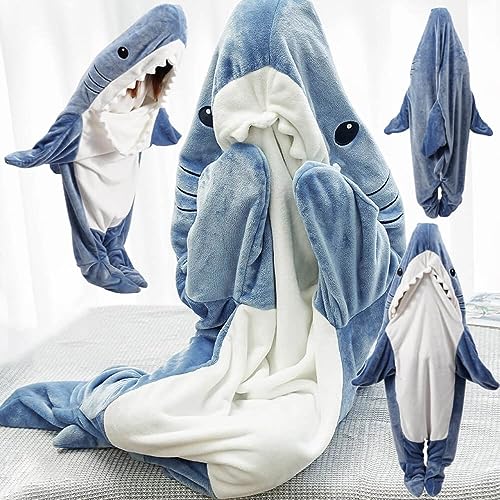 inkArts Shark Blanket Onesie Adult & Kid, Shark Onesie, Shark Blanket Hoodie Onesie, Shark Pajamas, Shark Costume, Shark Wearable Blanket