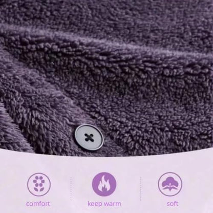 Adult Bat Hoodie Blanket - Wearable Animal Hooded Cape for Women