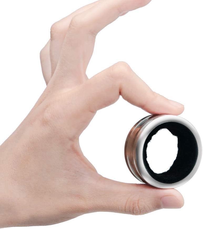 Stainless Steel Wine Bottle Collars, Classy Wine Collar Drip Rings, 4 Pack Simple and Durable Wine Drop Stoppers with Velvet Felts, Small Handy Gadgets for Kitchen and Bar
