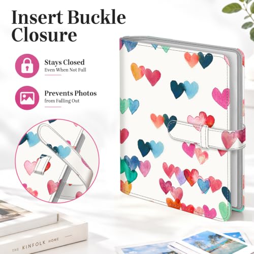 Fintie Photo Album for 2x3 Inch Instax Mini Films Raining Hearts Variation - 320 Pockets