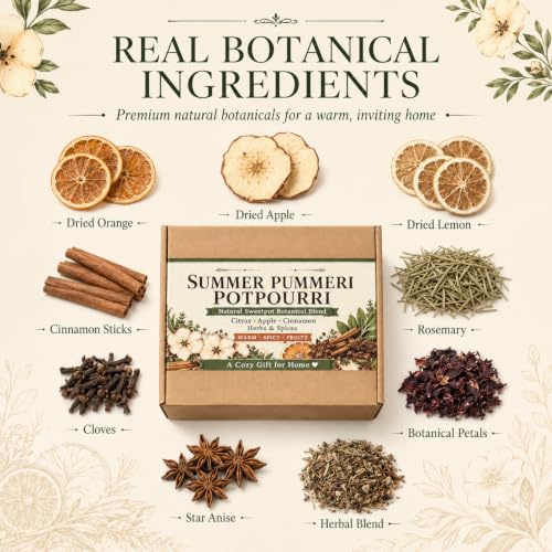 Simmer Pot Potpourri with Dried Citrus & Spices - Orange Variation