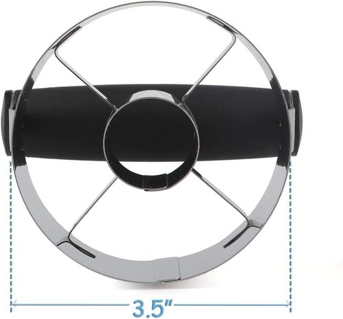 HULISEN Donut Cutter - 3.5 Inch Stainless Steel Doughnut Cutter with Soft Grip Handle | Professional Baking Tool
