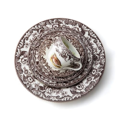 Spode Woodland 5-Piece Thanksgiving Dinnerware Set with Pheasant Design