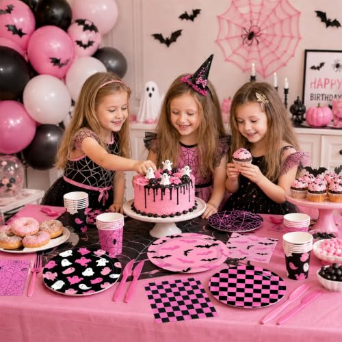 Halloween Ghost Paper Plates Napkins Cups Party Supplies Set for Ghostly Decorations