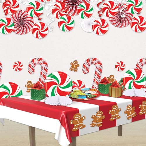 10 Pack Mini Gingerbread Cutouts - Christmas Cookie Decorations & Crafts