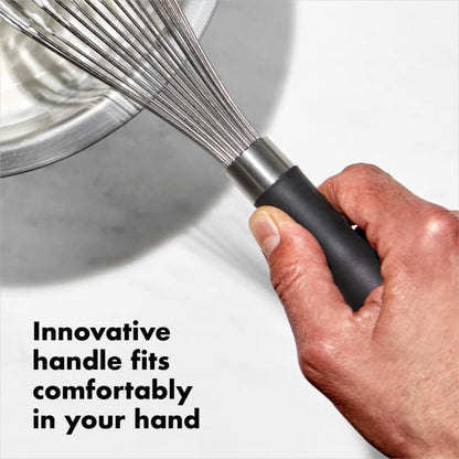 OXO Good Grips Balloon Whisk - 11-Inch Stainless Steel Kitchen Tool for Perfect Mixing
