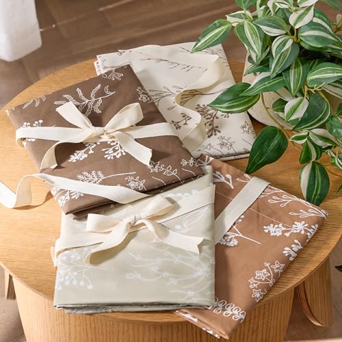Bedsure Full Comforter Set - Bright White Bed Set, 3 Pieces Cute Floral Bedding, 1 Soft Reversible Botanical Flowers Comforter and 2 Pillow Shams