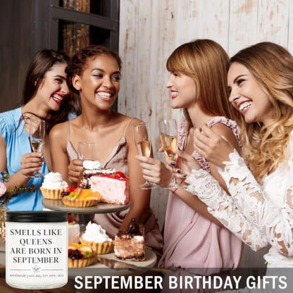 September Birthday Candle for Women Men - 20th 30th 40th Gifts - Variation of THIS listing