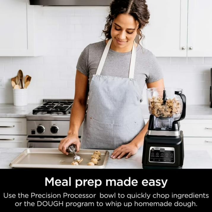 Professionall System Blender Plus - 8 Cup Food Processor with Auto IQ, 1400W Power & XL Capacity