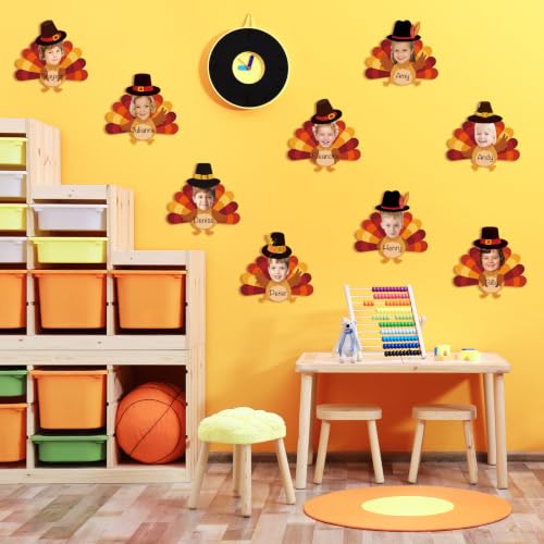 Thanksgiving Turkey Paper Cutouts Set - 48 Pieces for Fall Decor & Crafts - Variation of THIS listing
